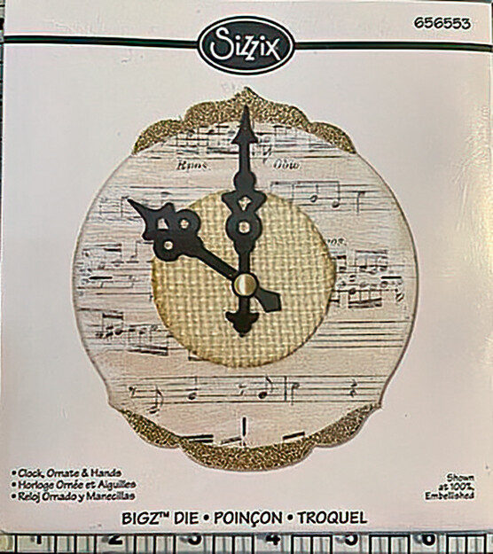 Sizzix - BIGZ Die - Clock - Ornate &amp; Hand