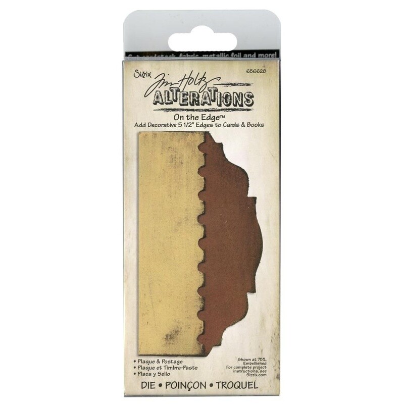 Sizzix - BIGZ Die by Tim Holtz - On the Edge - Plaque and Postage
