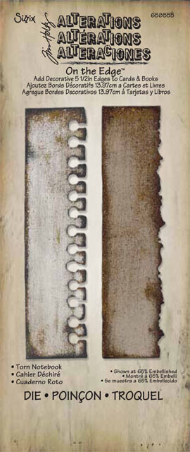 Sizzix - BIGZ Die by Tim Holtz - On the Edge - Torn Notebook