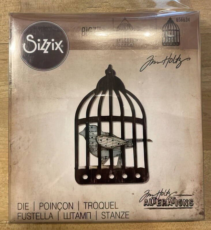 Sizzix - BIGZ Die - Alterations  by Tim Holtz - Caged Bird