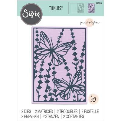 Sizzix - Thinlits by Jennifer Ogborn - Botanical Card Front