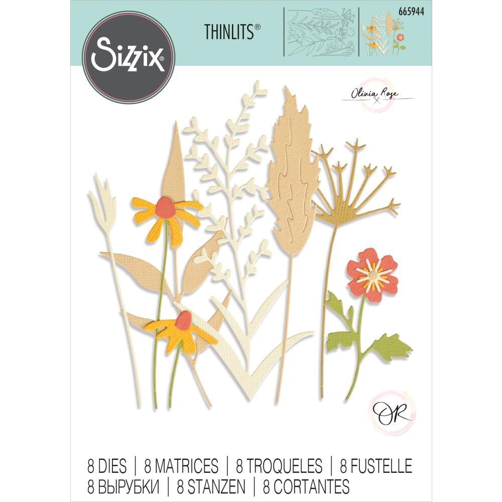 Sizzix - Thinlits by Olivia Rose - Delicate Autumn Stems