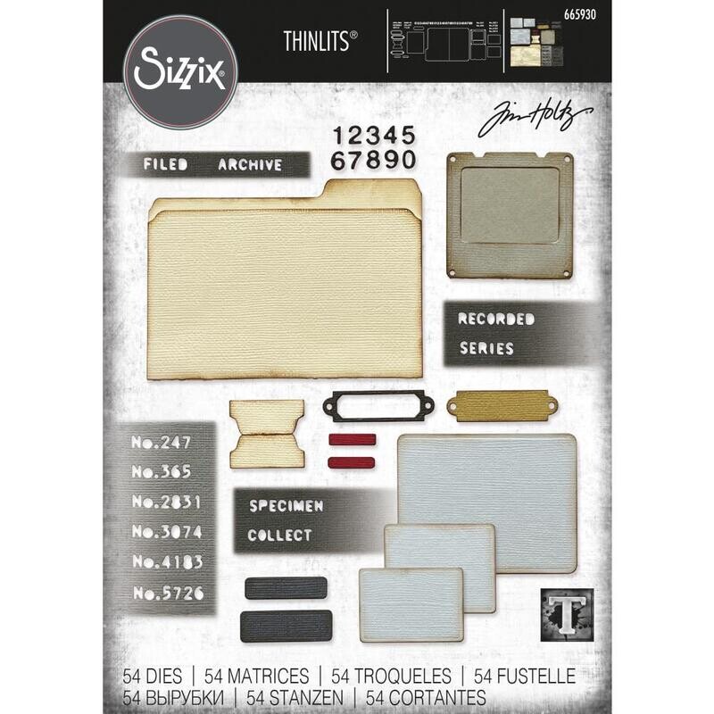 Sizzix - Thinlits by Tim Holtz - Specimen