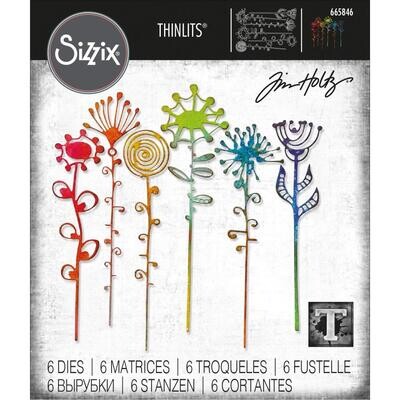 Sizzix - Thinlits by Tim Holtz - Artsy Stems