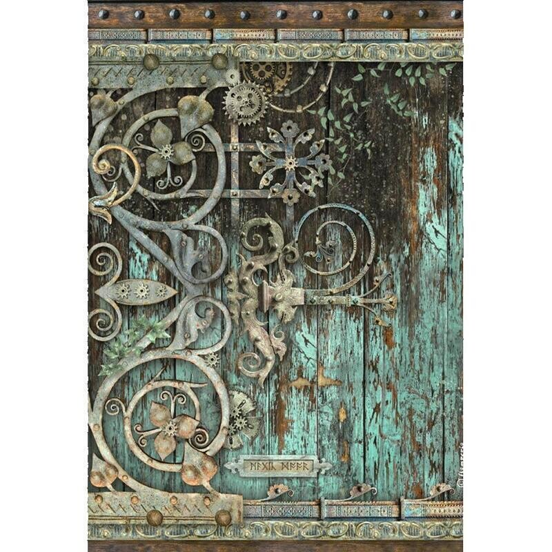 Stamperia - Magic Forest - A4 Rice Paper - Metal Decorations