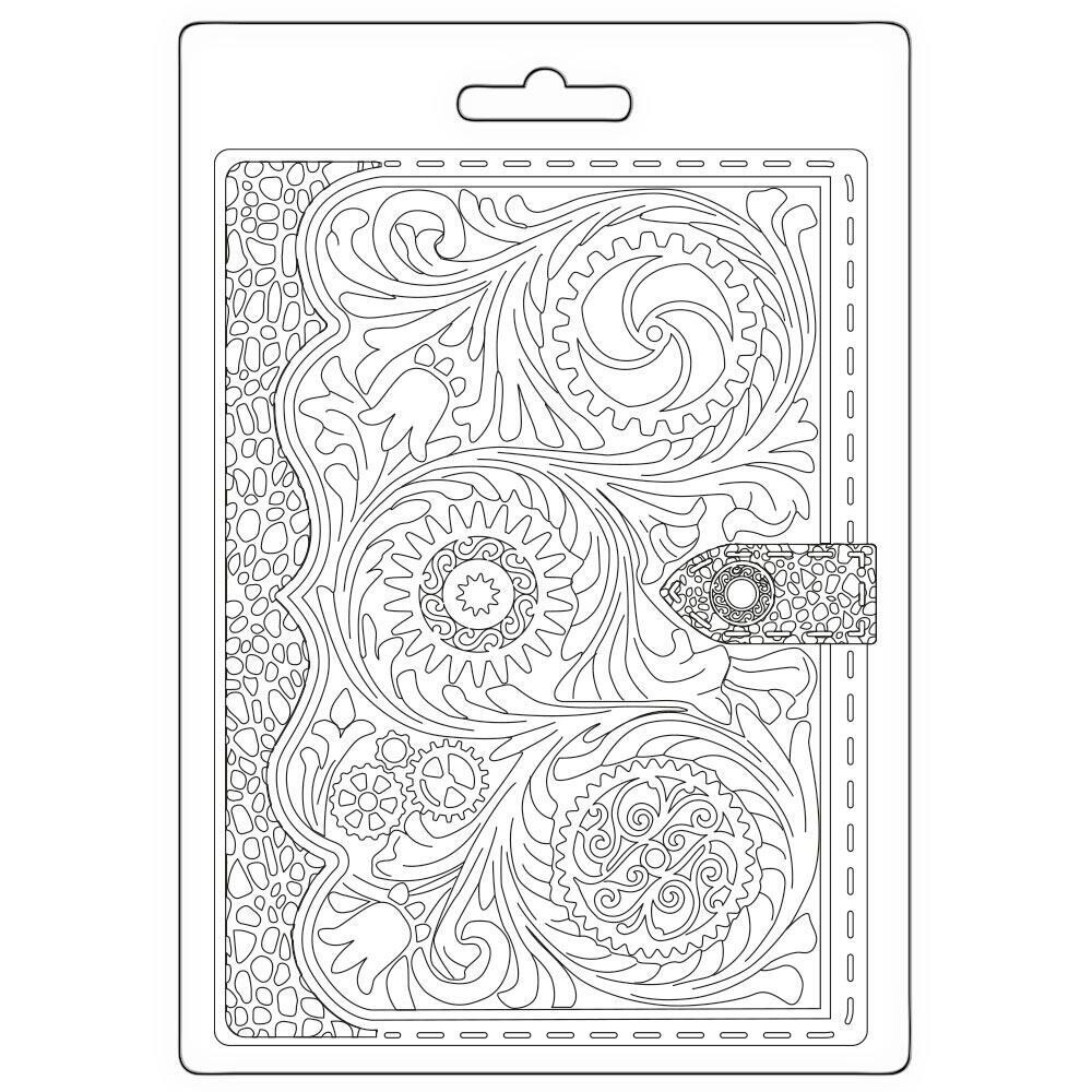 Stamperia - A5 Soft Mould - Magic Forest - Book Pattern