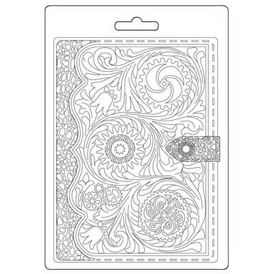 Stamperia - A5 Soft Mould - Magic Forest - Book Pattern