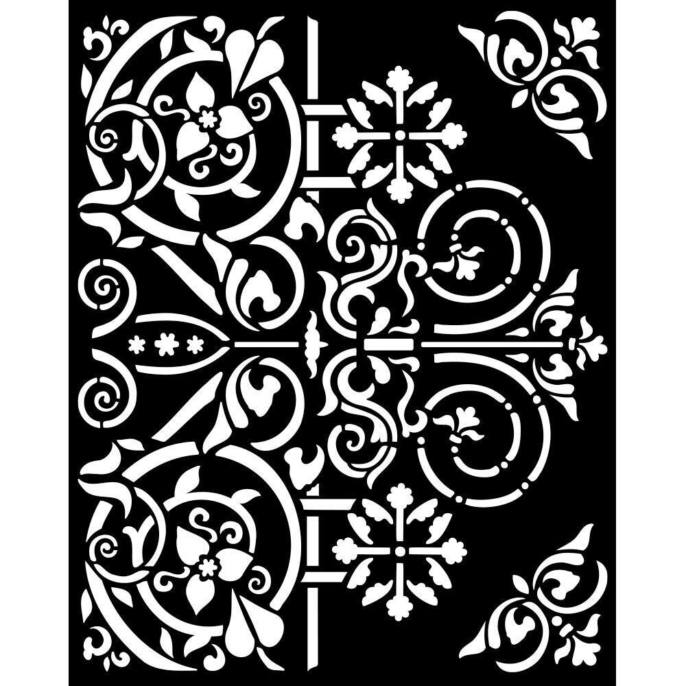 Stamperia - Thick Stencil - Magic Forest - Door Ornaments
