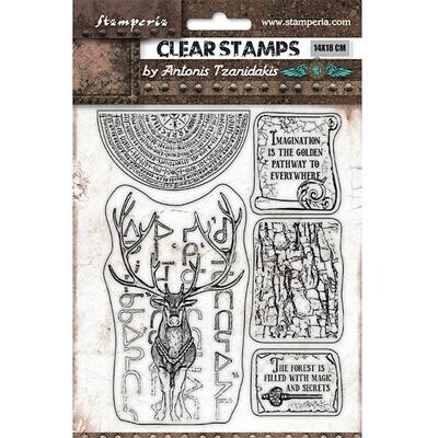 Stamperia - Clear Stamp- Magic Forest - Deer