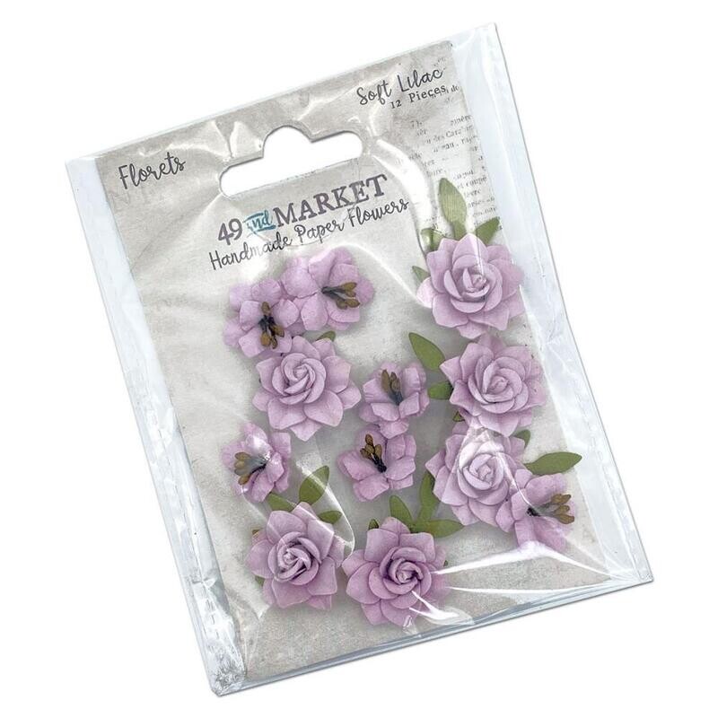 49 and Market - Florets Paper Flowers - Soft Lilac