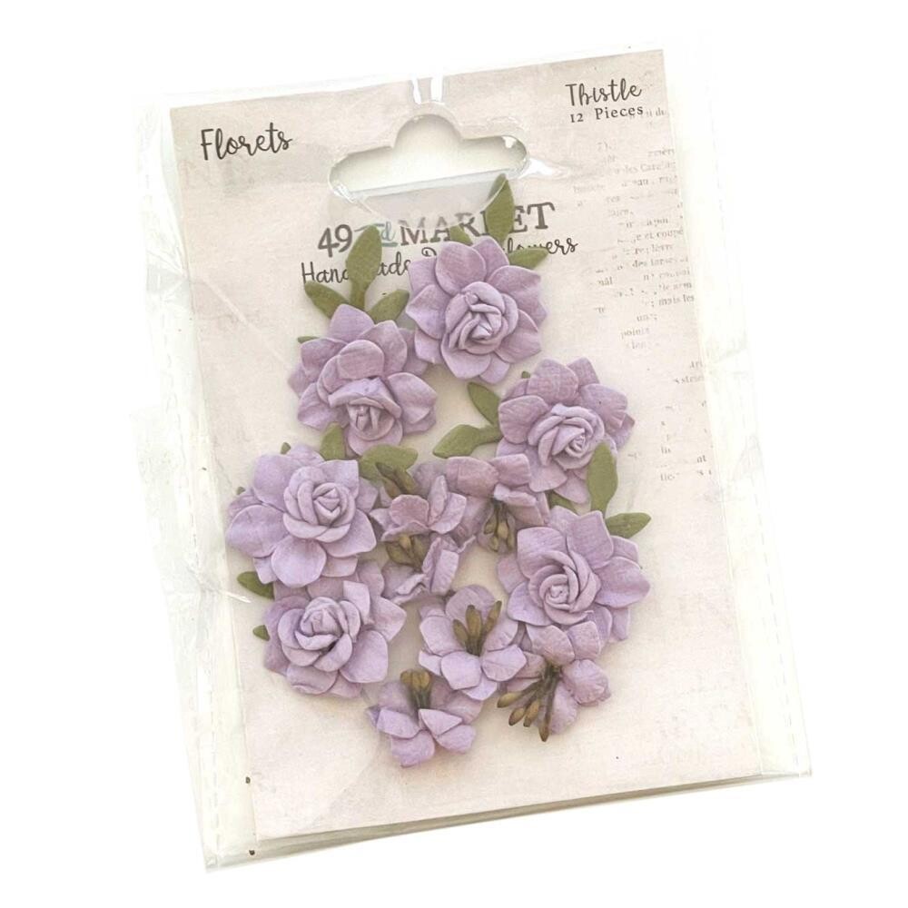 49 and Market - Florets Paper Flowers - Thistle