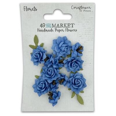 49 and Market - Florets Paper Flowers - Cornflower
