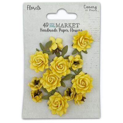 49 and Market - Florets Paper Flowers - Canary