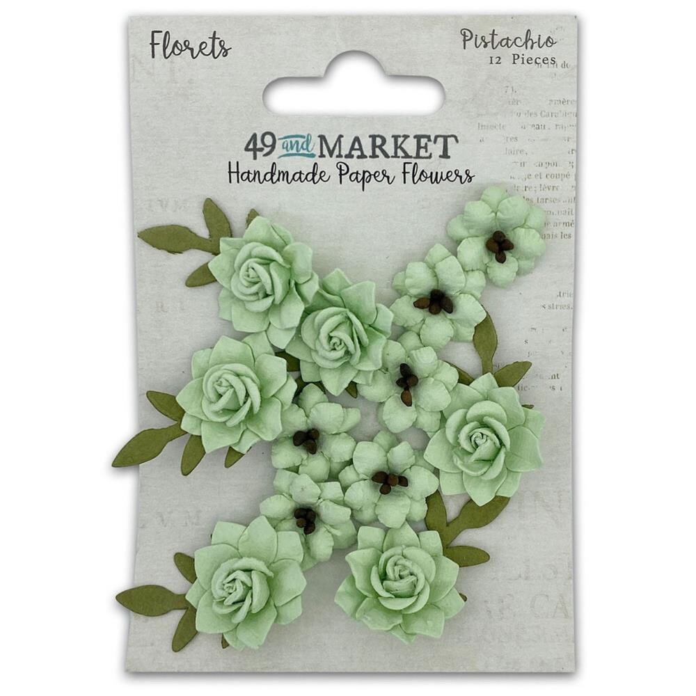 49 and Market - Florets Paper Flowers - Pistachio