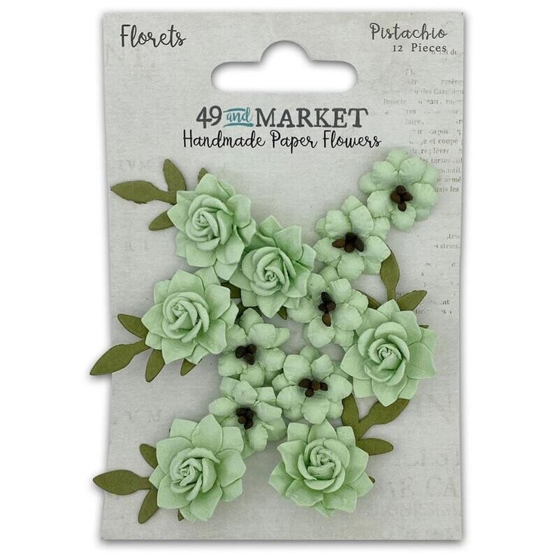 49 and Market - Florets Paper Flowers - Pistachio