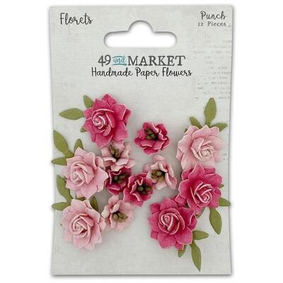 49 and Market - Florets Paper Flowers - Punch
