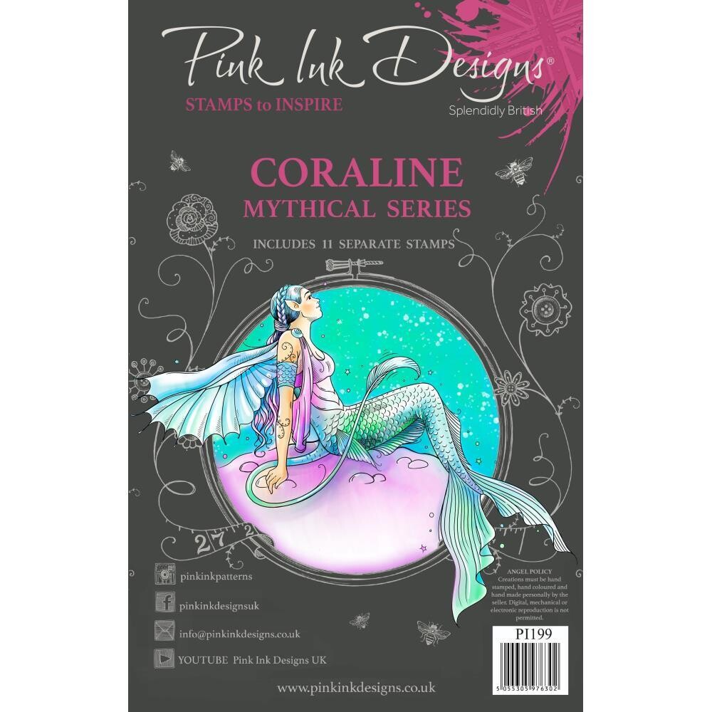 Pink Ink Designs - Stamp Set - Mythical Series - Coraline