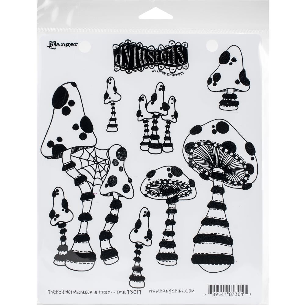 Ranger - Dylusions by Dyan Reaveley -  Stamp - There&#39;s No Mushroom In Here!
