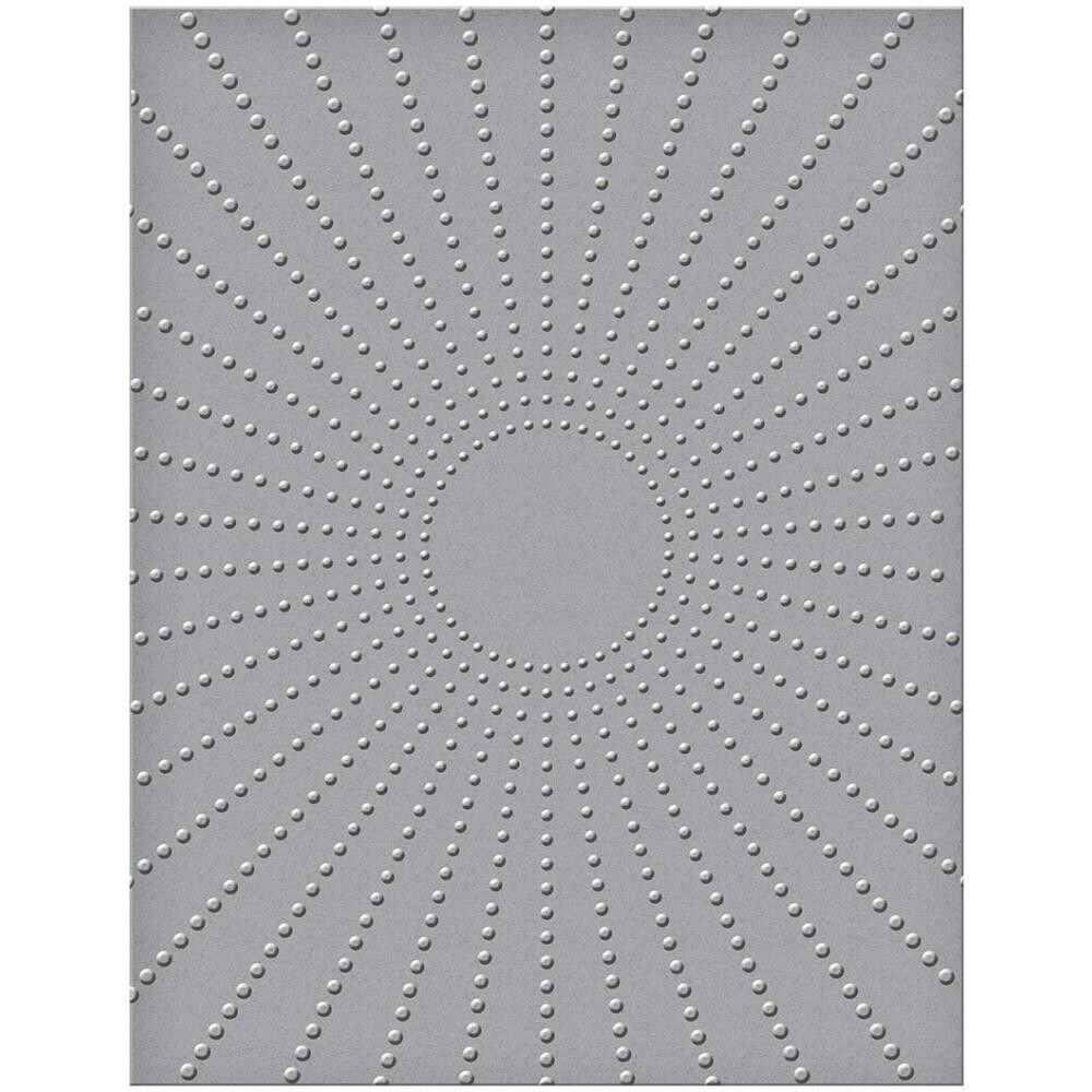 Spellbinders - Detailed Embossing Folder - Sun Rays