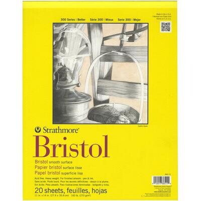 Strathmore - Bristol Paper Pads - 11&quot;x14&quot; - Smooth