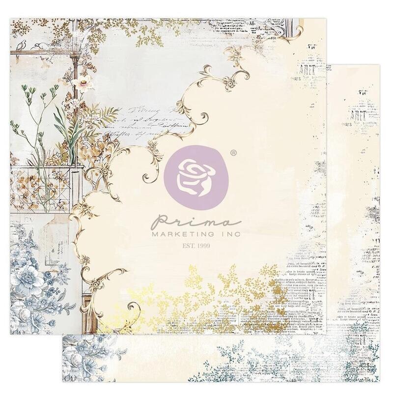 Prima Marketing - The Plant Collection -12"x12" Double-Sided Paper  - Messages from Plants