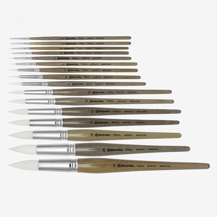 Escoda - PERLA - Toray Synthetic Round - various sizes