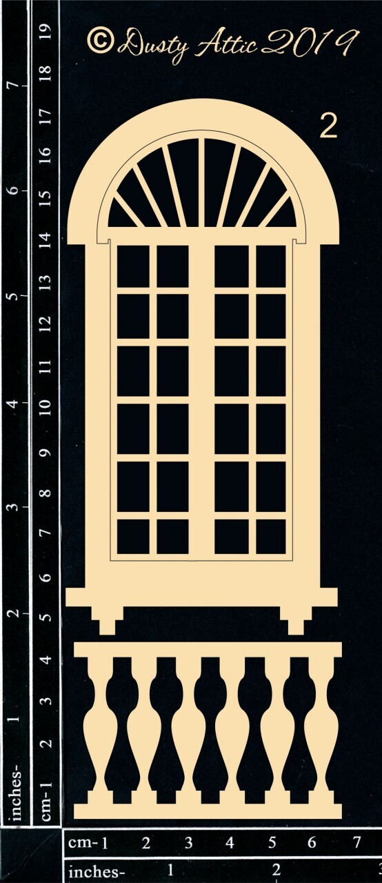 Dusty Attic - Chipboard - Juliette Balcony #2