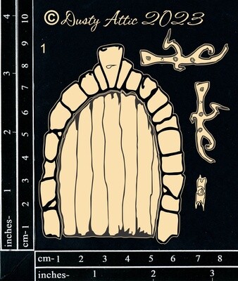 Dusty Attic - Chipboard - Fairy Doors #1 - Small