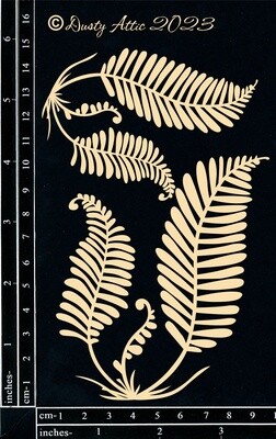 Dusty Attic - Chipboard - Fern Fronds #1