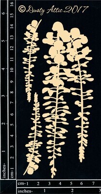 Dusty Attic - Chipboard - Wisteria