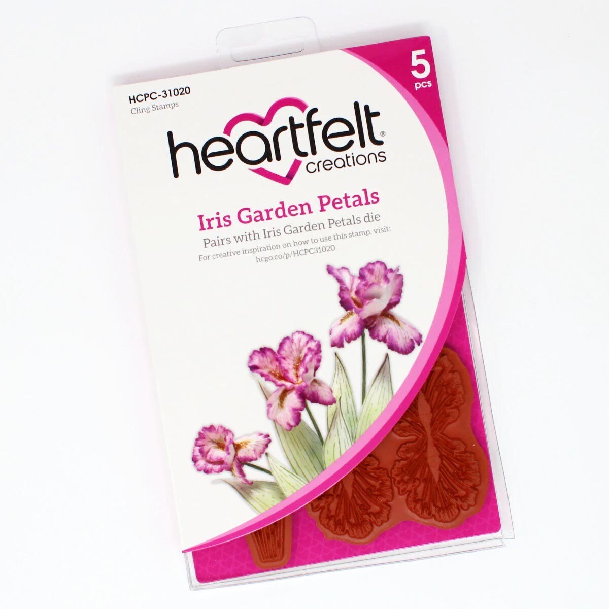 Heartfelt Creations - Stamp Set - Iris Garden Petals