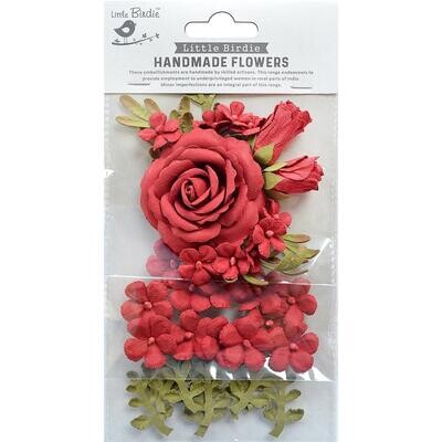 Little Birdie - Rooney Paper Flower - Poppies and Roses
