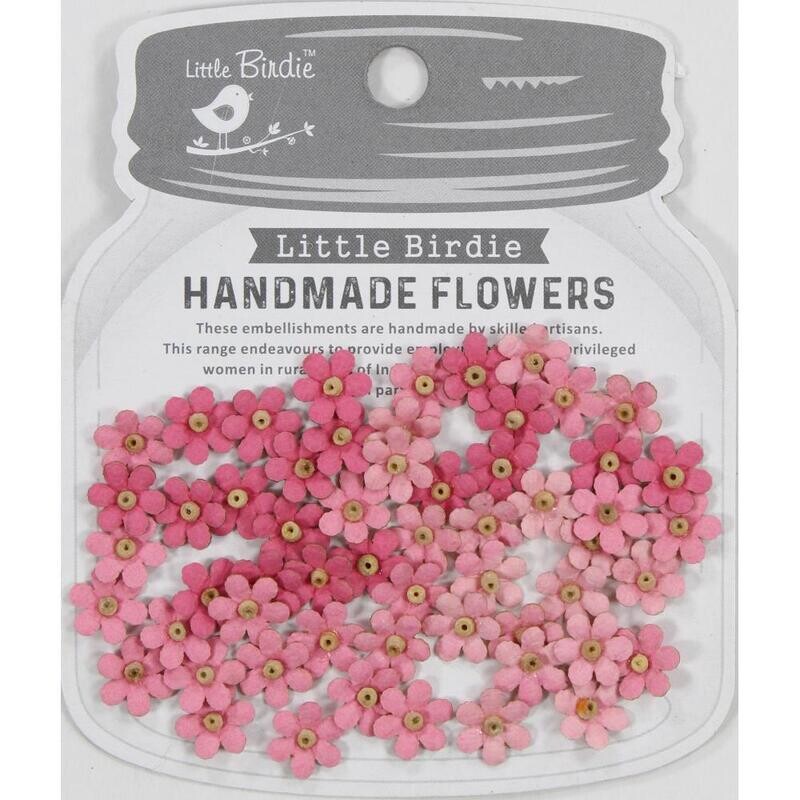 Little Birdie - Natalia Paper Flowers - Rosy Note