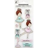 Little Birdie - Embellishment Stickers - Little Ballerina