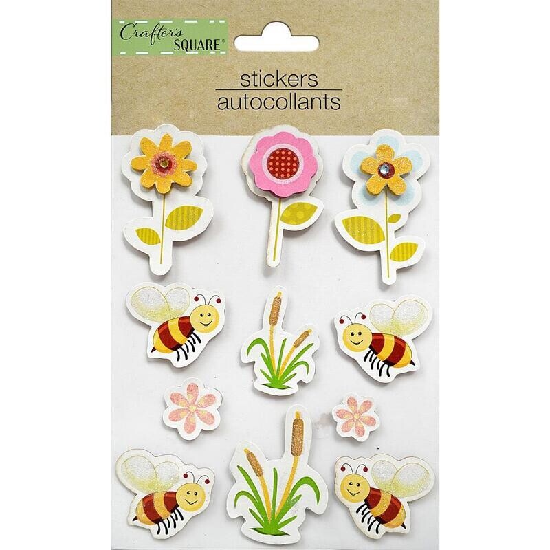 Little Birdie - Embellishment stickers - Garden Buzz