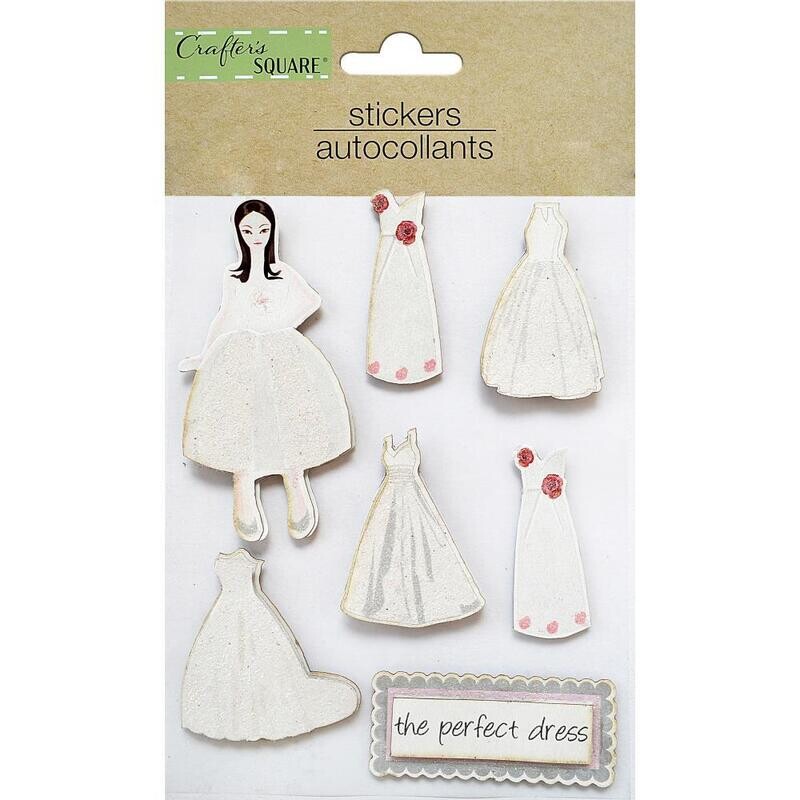 Little Birdie - Embellishment stickers - Happy Bride