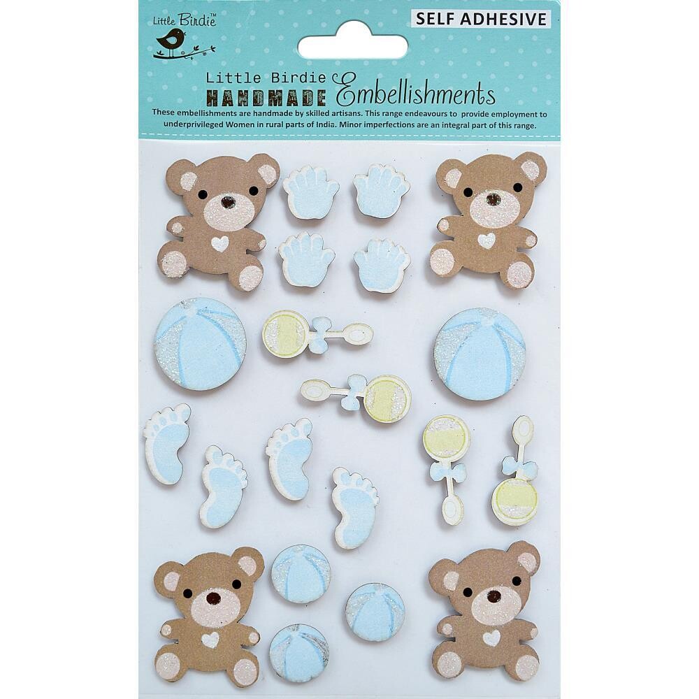 Little Birdie - Self Adhesive Embellishment - Little Hands Tiny Feet