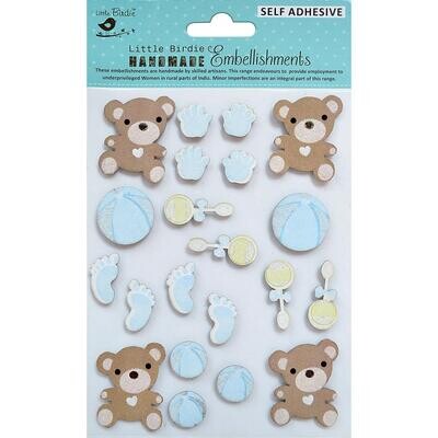 Little Birdie - Self Adhesive Embellishment - Little Hands Tiny Feet