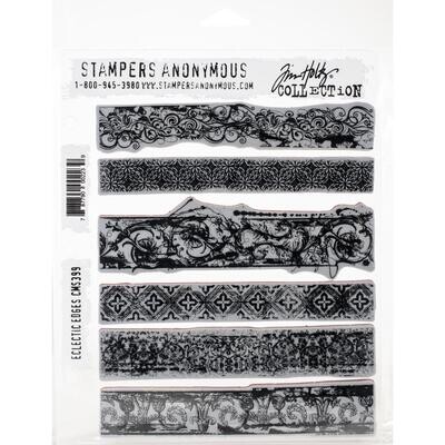 Stampers Anonymous - Tim Holtz - Cling Mount Stamps - Eclectic Edges