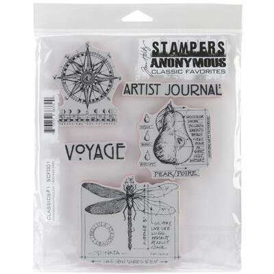 Stampers Anonymous - Tim Holtz - Cling Mount Stamp - Classics #1