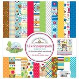 Doodlebug Design Inc - 12&quot;x12&quot; Double-sided Paper Pad - Doggone Cute