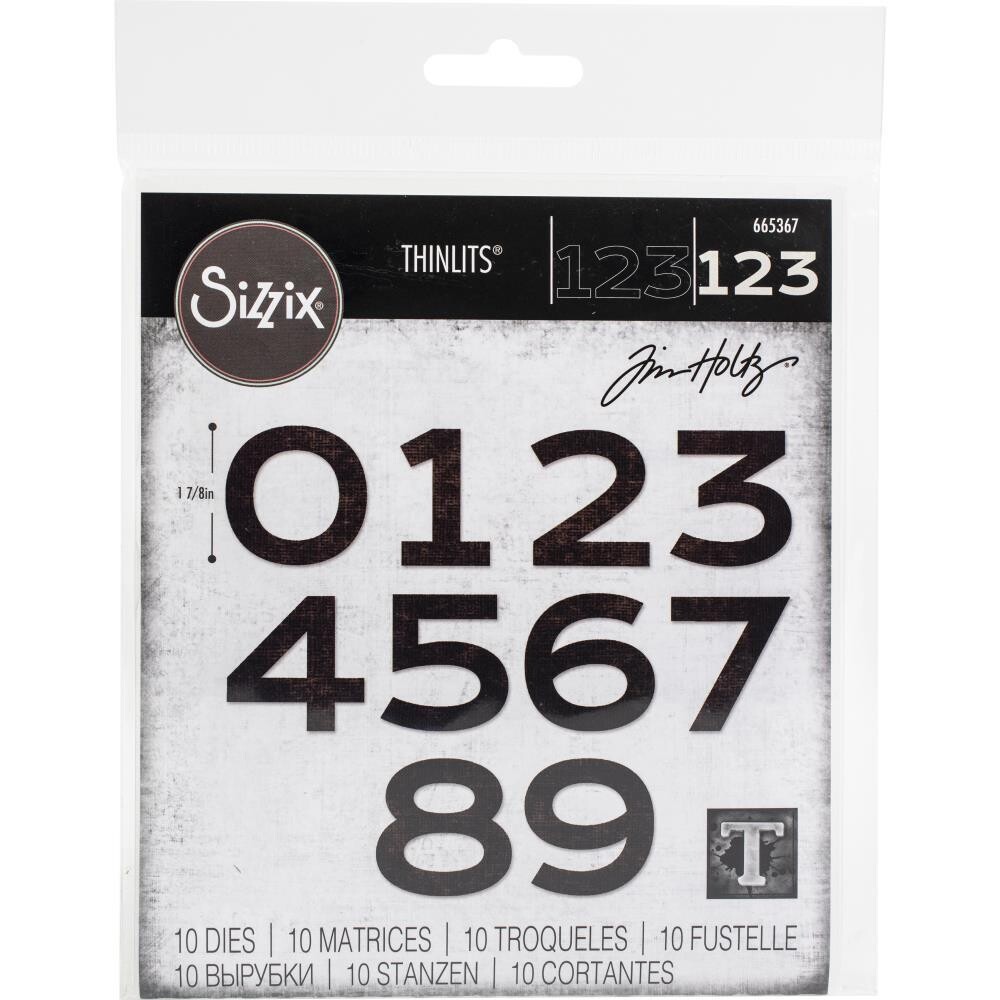 Sizzix - Tim Holtz - Thinlits - Countdown