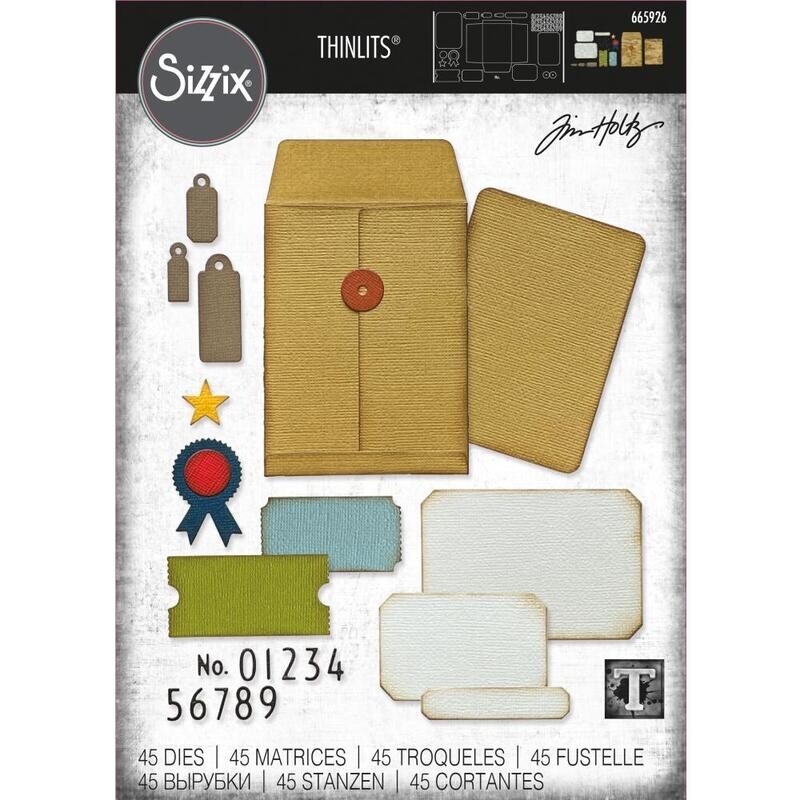 Sizzix - Tim Holtz - Thinlits - Collector