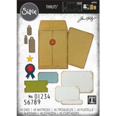 Sizzix - Tim Holtz - Thinlits - Collector