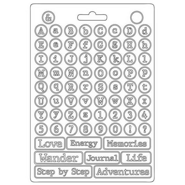 Stamperia - A5 Soft Moulds - Alphabet