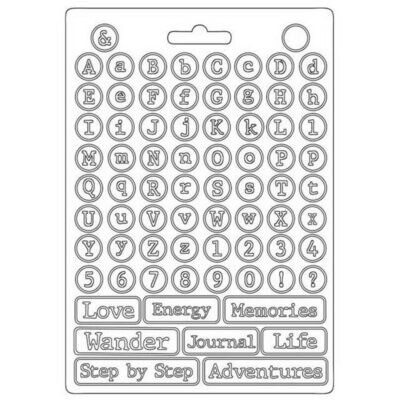 Stamperia - A5 Soft Moulds - Alphabet