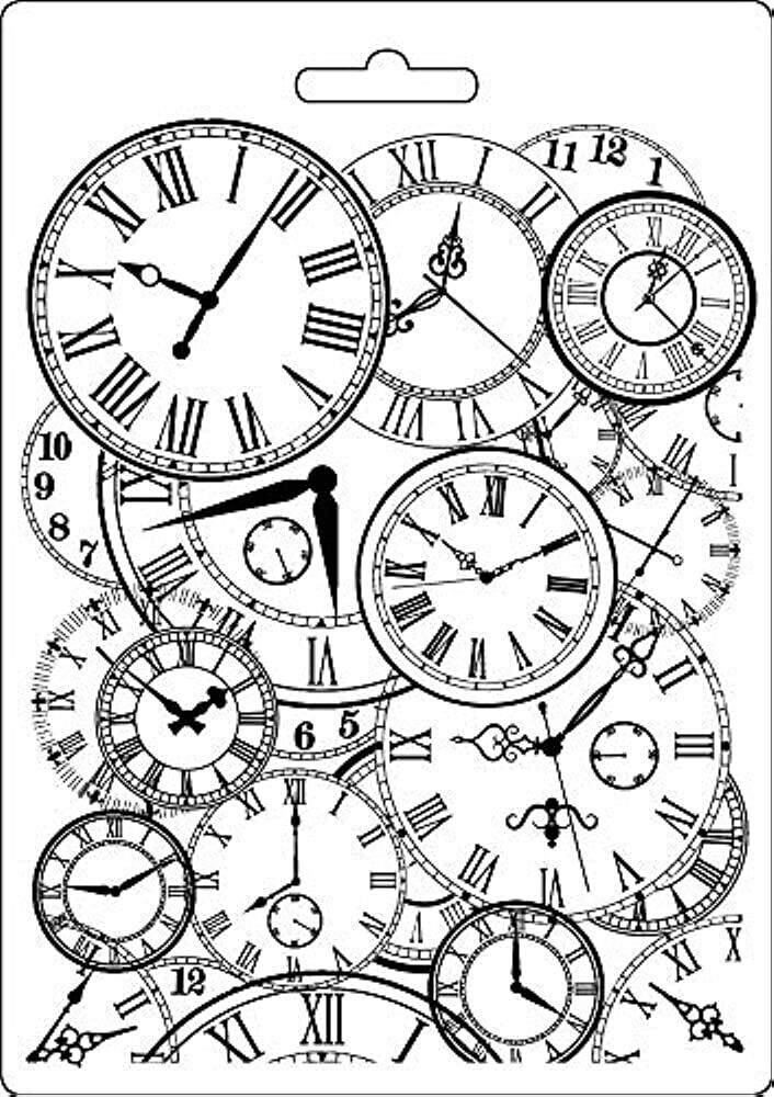 Stamperia - A5 Soft Moulds - Clocks