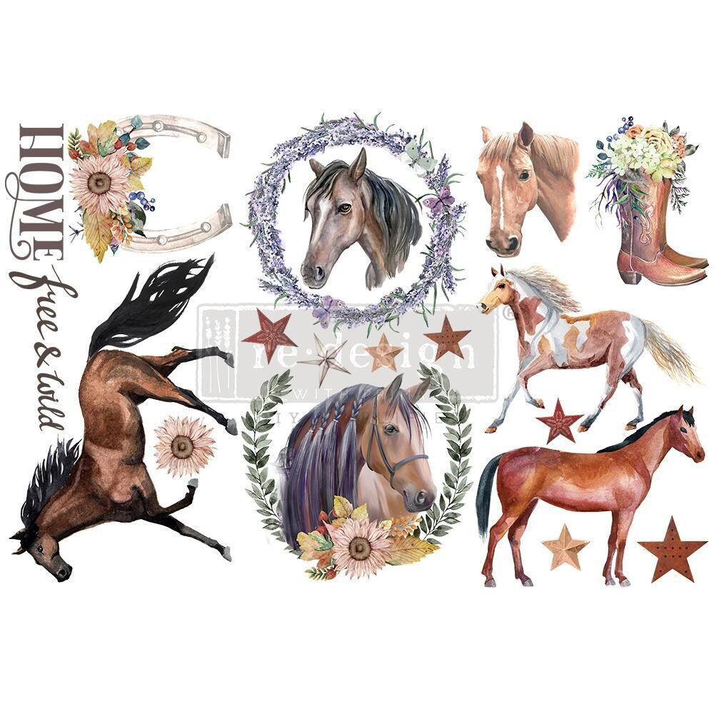 Prima Marketing Re-Design Decor Transfer Sheets - Wild Soul