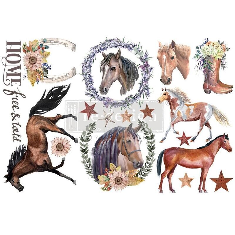 Prima Marketing Re-Design Decor Transfer Sheets - Wild Soul