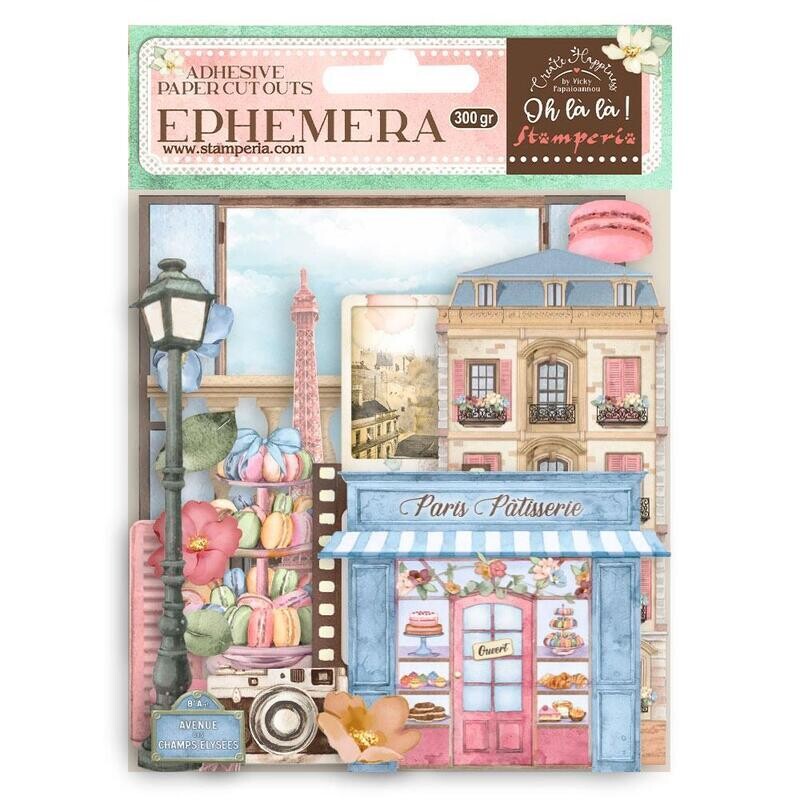 Stamperia - Oh La La - Adhesive Ephemera - Elements